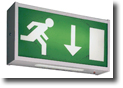 Emergency egress sign